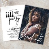 Invitation Script de calligraphie moderne | Photo Party