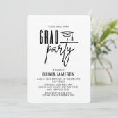 Invitation Script de calligraphie moderne | Photo Party (Debout devant)