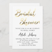 Invitation Script de Fête des mariées de téléchargement insta (Devant / Derrière)