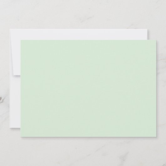 Invitation Script de feuille Eucalyptus moderne Mariage virtu (Dos)