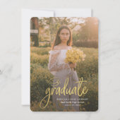 Invitation Script de graduation Photo Grad Open House 2025 (Devant)