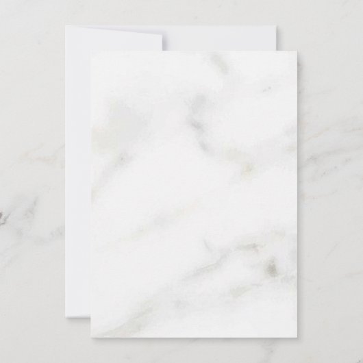 Invitation Script De Texte Minimal La Nuit Avant (Dos)