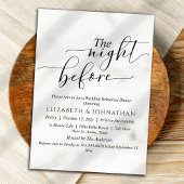 Invitation Script De Texte Minimal La Nuit Avant