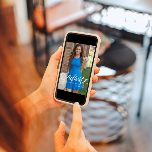 Invitation Script de typographie élégante du Modèle photo dip