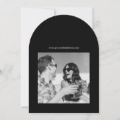 Invitation Script décontracté Enregistrer La Date Mariage De  (Dos)