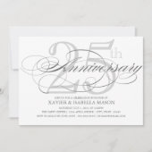 Invitation Script du 25e anniversaire (Devant)