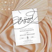 Invitation Script fantaisie Nous sommes une partie d'engageme