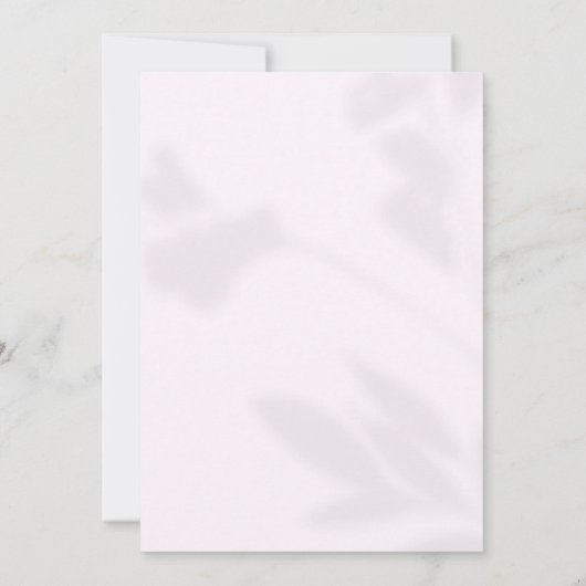 Invitation Script floral violet moderne Mariage élégant (Dos)