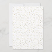 Invitation Script Gold "Je ne peux pas Cravate le noeud sans  (Dos)