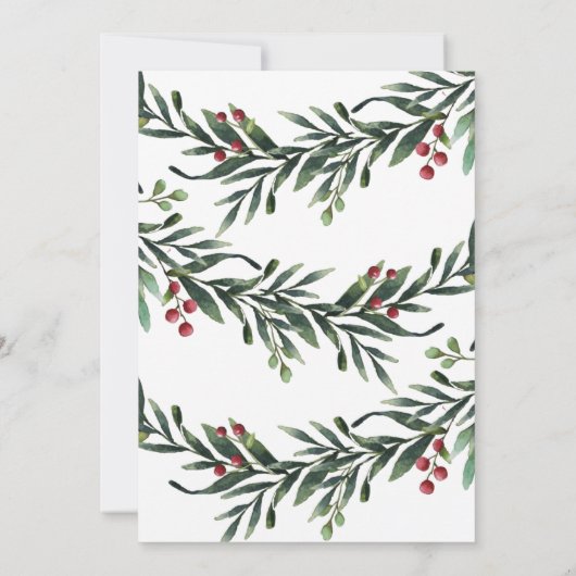 Invitation Script Joyeux Noël Affaires Vacances (Dos)