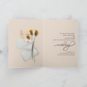 Invitation Script manuscrit Gras et Élégant Mariage moderne (Intérieur)