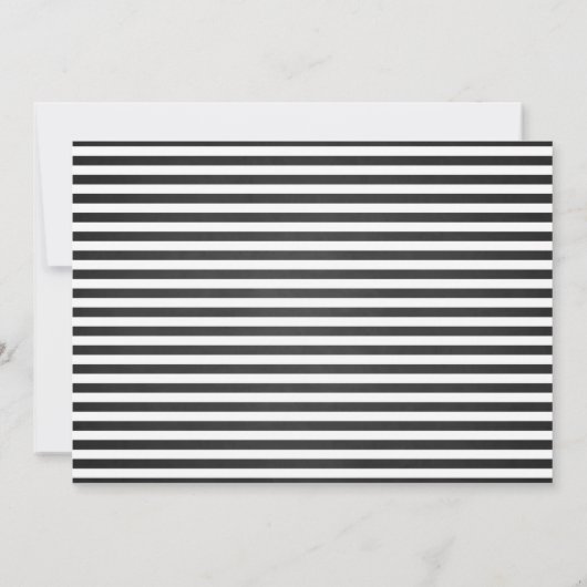 Invitation Script manuscrit mignon Enregistrer l'annonce de d (Dos)