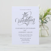 Invitation Script Mariage classique (Debout devant)