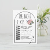 Invitation Script Minimal Rosy La Nuit Avant L'Invitation (Debout devant)