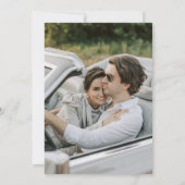 Invitation Script minimaliste moderne et Whimsical (Dos)