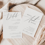 Invitation Script minimaliste Whimsical Tout en un Mariage<br><div class="desc">Ce script minimaliste fantaisiste tout en un faire-part de mariage est parfait pour votre classique simple noir et blanc minimaliste mariage boho moderne. Le design se compose de calligraphie élégante, délicate et romantique écrite à la main et de typographie chic et formelle. Le look se marie bien avec n'importe quelle...</div>