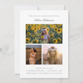 Invitation Script Modern Photo Graduation Party (Dos)