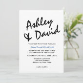 Invitation Script moderne (Debout devant)