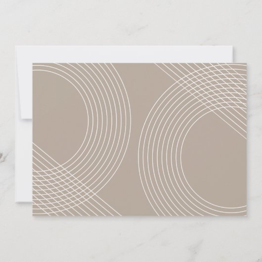 Invitation Script Moderne 2022 Arc Concentré Photo (Dos)