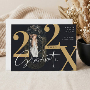 Invitation Script Moderne 2022 Arc Concentré Photo
