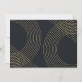 Invitation Script Moderne 2022 Arc Concentré Photo (Dos)