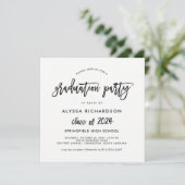 Invitation Script moderne | 2024 Graduation Party Photo Retou (Debout devant)