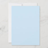 Invitation Script moderne Baptême photo bébé (Dos)