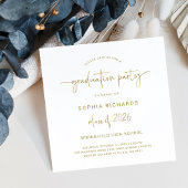Invitation Script moderne | Classe de 2025 Graduation Party