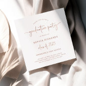 Invitation Script moderne | Classe de 2025 Graduation Party