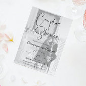 Invitation Script moderne Couples Douche Photo