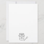 Invitation Script Moderne Devinez Le Baby shower Baby Food Ga (Dos)