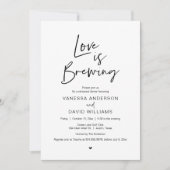 Invitation Script moderne, Dîner de répétition et fête (Devant)