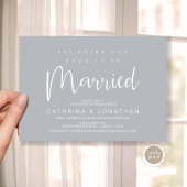 Invitation Script moderne, Dîner Fiançailles Fête