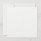 Invitation Script moderne | Fête de Noël noire et blanche (Dos)