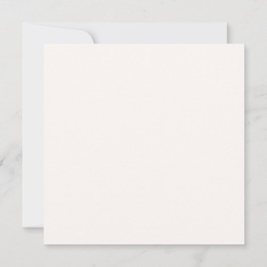 Invitation Script moderne | Mariage en terre cuite et crème (Dos)