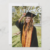 Invitation Script moderne Photo Law School Graduation (Dos)