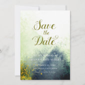 Invitation Script moderne | Photo Personnalisée Enregistrer L (Devant)