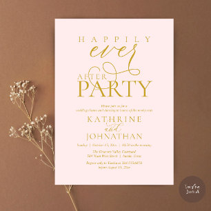 Invitation Script Moderne pour une Fête de Mariage Intime apr