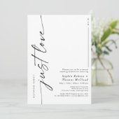 Invitation Script moderne Rien de fantaisie Juste Amour Maria (Debout devant)