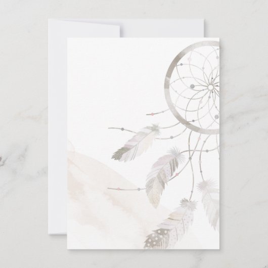 Invitation Script Pastel Couples Baby shower Dream Catcher (Dos)