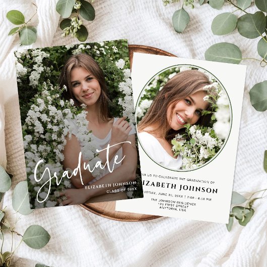 Invitation Script Photo Graduation Party 