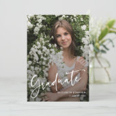 Invitation Script Photo Graduation Party  (Debout devant)