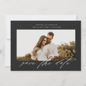 Invitation Script photo mariage enregistrer l'invitation de d (Devant)