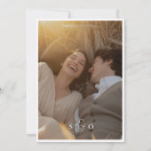 Invitation Script Photo Rustique Elle A Dit Oui Partie Engage (Dos)