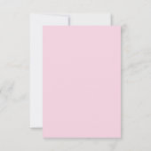 Invitation Script rose vif Dix-huit photo 18e anniversaire (Dos)