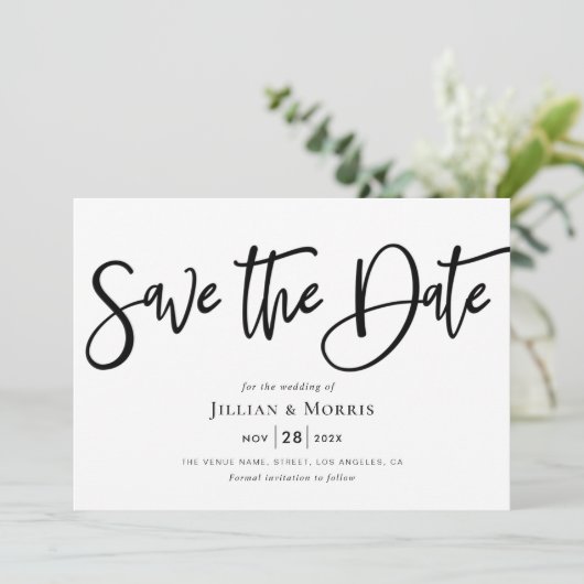 Invitation script rustique enregistrer l'invitation de date (Debout devant)