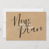 Invitation Script rustique simple Nouveau plan Modifier la da (Devant)