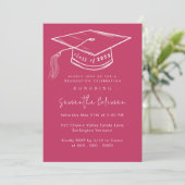 Invitation Script simple minimaliste | Modern Graduation Part (Debout devant)