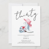 Invitation Script Thirty Western Cowgirl 30th Birthday Party (Devant)