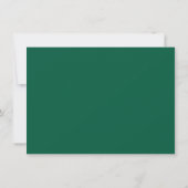 Invitation Script vert simple | Une Où Elle Se Marie (Dos)
